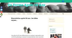 Desktop Screenshot of en-forme-apres-50ans.com