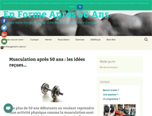 Tablet Screenshot of en-forme-apres-50ans.com